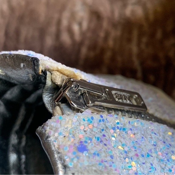 P448 Skate High-Top Sneaker White Glitter - Picture 9 of 13